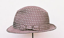 green diamonds on brown fedora for men